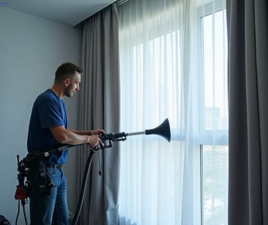 Professional drapes cleaning process tools Matty Curtain Cleaning quakers-hill-nsw
