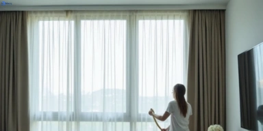 Delicate sheer drape cleaning quakers-hill-nsw Matty Curtain Cleaning